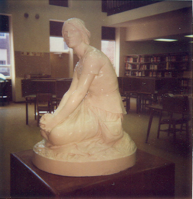 Joan of Arc in the library to protect her.